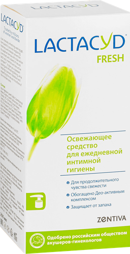 Средство для интимной гигиены LACTACYD Femina Fresh, 200мл, крупный план