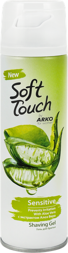 Гель для бритья женский ARKO Soft Touch для чувствительной кожи, 200мл, изображение