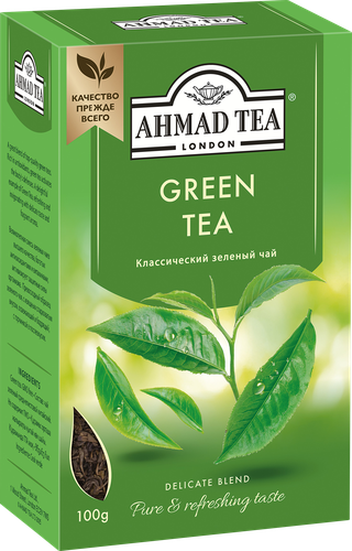 Чай зеленый AHMAD TEA Китайский листовой, 100г, детальное фото