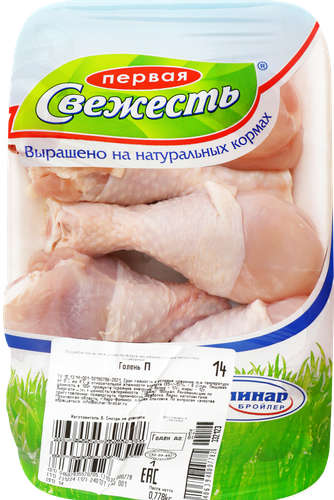 Голень куриная ПЕРВАЯ СВЕЖЕСТЬ, весовая, детальное фото