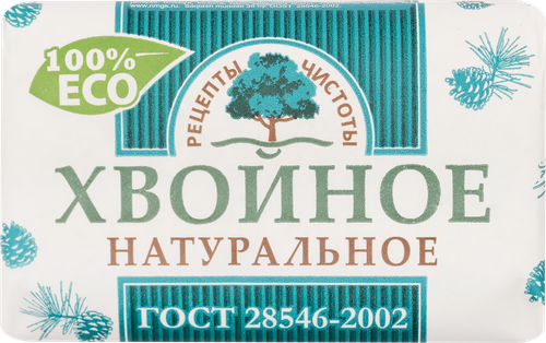 Туалетное мыло РЕЦЕПТЫ ЧИСТОТЫ Хвойное, 200г, изображение