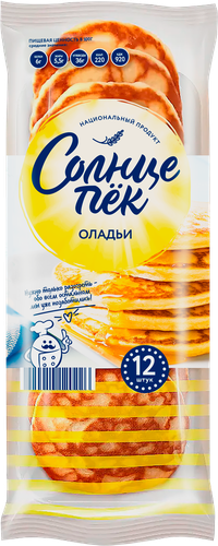 Оладьи СОЛНЦЕПЕК, 275г, вид