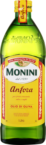 Масло оливковое MONINI Anfora Olio di Oliva, смесь рафинированного и нерафинированного масел, 1л, фотография