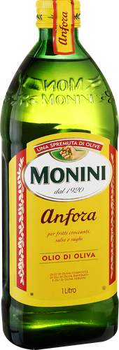 Масло оливковое MONINI Anfora Olio di Oliva, смесь рафинированного и нерафинированного масел, 1л, картинка