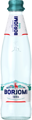 Вода минеральная BORJOMI, стекло, 0.33л, картинка