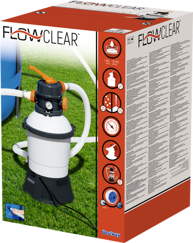 Фильтр-насос песочный BESTWAY Flowclear 3028л/ч, Арт. 58515, картинка