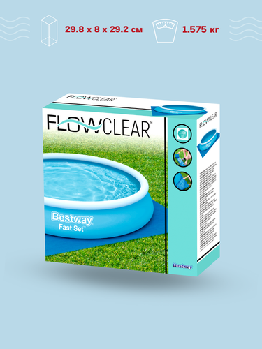 Подложка для надувных и каркасных бассейнов BESTWAY Flowclear 396х396см, Арт. 58002, детальное фото