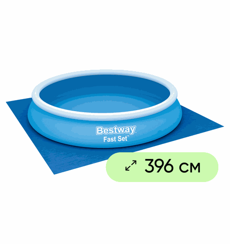 Подложка для надувных и каркасных бассейнов BESTWAY Flowclear 396х396см, Арт. 58002, вид