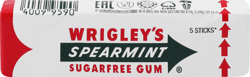 Жевательная резинка WRIGLEY'S Spearmint, 13г, детальное фото