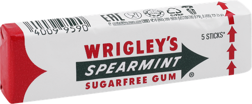 Жевательная резинка WRIGLEY'S Spearmint, 13г, детальное фото