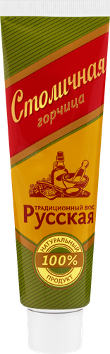 Горчица СТОЛИЧНАЯ Русская, 100г, картинка