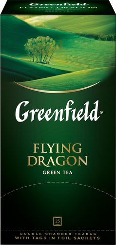 Чай зеленый GREENFIELD Flying Dragon, 25пак, изображение