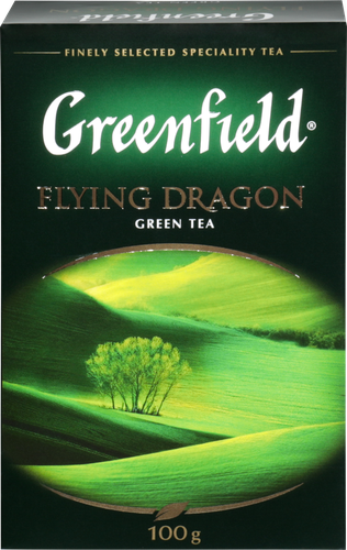 Чай зеленый GREENFIELD Flying Dragon листовой, 100г, детальное фото