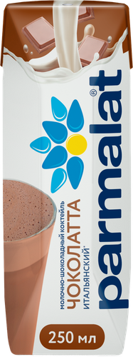 Коктейль молочный PARMALAT Чоколатта 1,9%, без змж, 250г, картинка