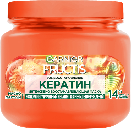 Маска для секущихся и поврежденных волос FRUCTIS Sos Восстановление, реанимирующая, 300мл, детальное фото