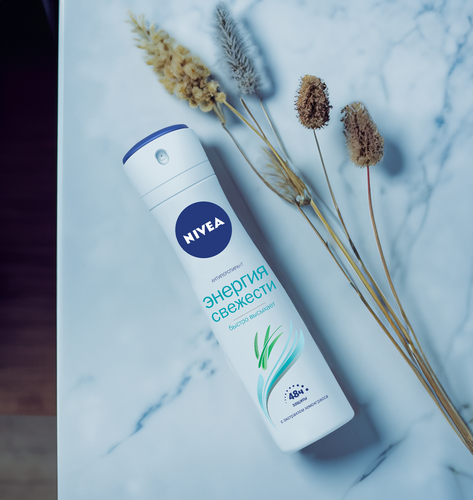 Дезодорант-антиперспирант спрей женский NIVEA Энергия свежести, 150мл, фотография