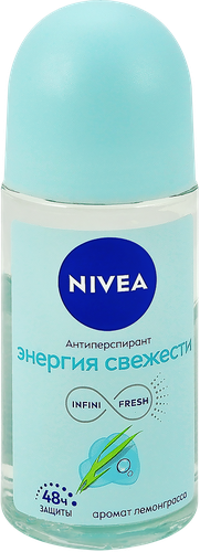 Дезодорант роликовый женский NIVEA Энергия Свежести, 50мл, фото