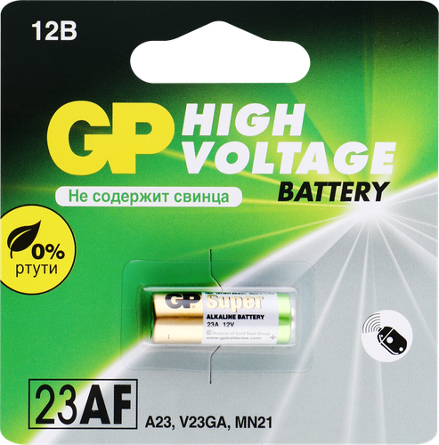 Батарейка алкалиновая GP 23A MN21 12V, картинка