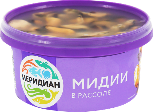 Мидии МЕРИДИАН в рассоле, 430г, фото