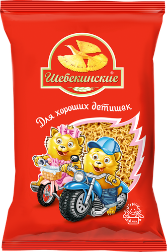 Макароны ШЕБЕКИНСКИЕ Головоломки группа А, высший сорт, 450г, фотография