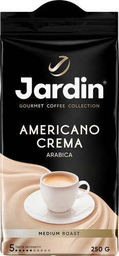 Кофе молотый JARDIN Americano Crema жареный, 250г, картинка