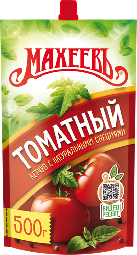 Кетчуп МАХЕЕВЪ Томатный, 500г, детальное фото