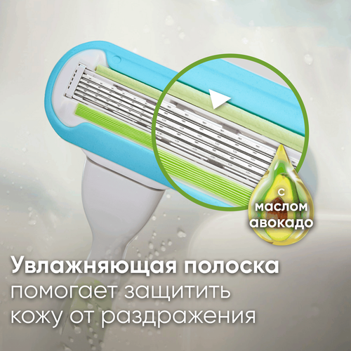 Кассеты сменные для бритья GILLETTE Venus Embrace, 2шт, изображение