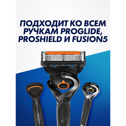 Кассеты сменные для бритья GILLETTE Fusion5 ProGlide, 8шт, вид