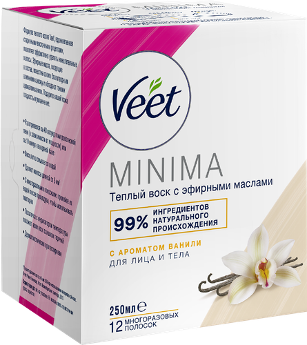 Воск для эпиляции VEET теплый, 250мл, картинка