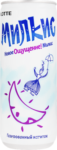 Напиток LOTTE Милкис Original газированный, 0.25л, детальное фото