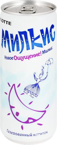 Напиток LOTTE Милкис Original газированный, 0.25л, вид