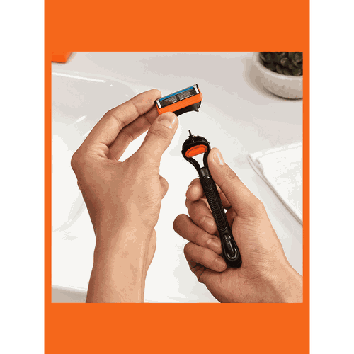 Кассеты сменные для бритья GILLETTE Fusion5, 2шт, фотография