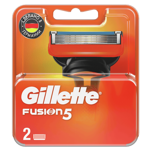 Кассеты сменные для бритья GILLETTE Fusion5, 2шт, изображение