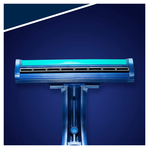 Станок для бритья одноразовый GILLETTE Blue II Plus, 8+2шт, изображение
