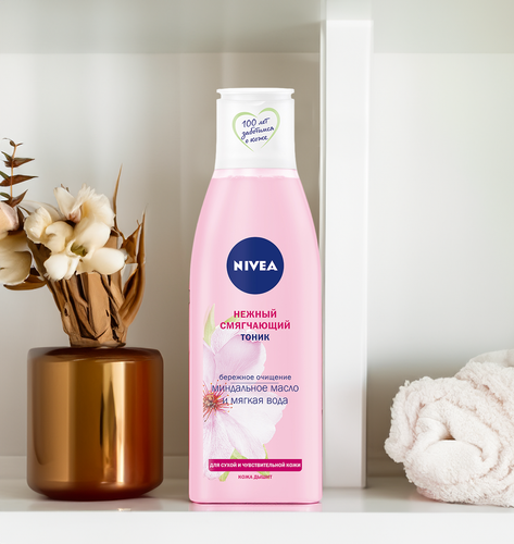 Тоник для лица NIVEA Нежный смягчающий, для сухой и чувствительной кожи,  200мл, картинка