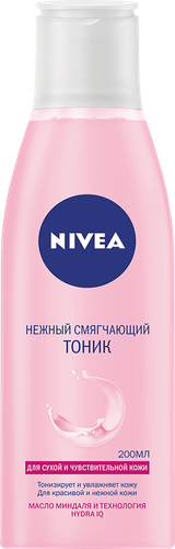 Тоник для лица NIVEA Нежный смягчающий, для сухой и чувствительной кожи,  200мл, изображение