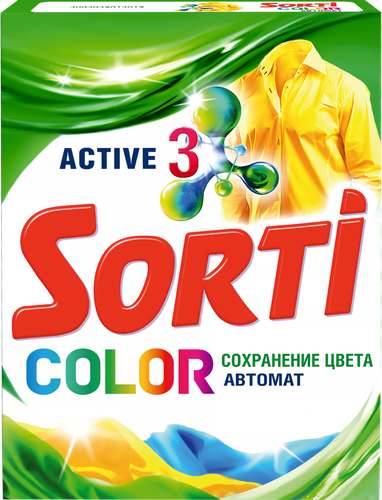 Стиральный порошок SORTI Color, автомат, 350г, картинка