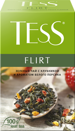 Чай зеленый TESS Flirt листовой, 100г, изображение