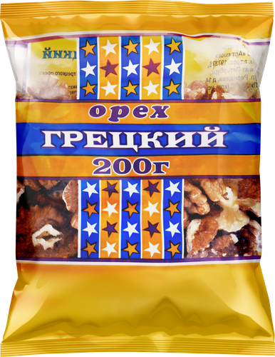 Орех грецкий ЗВЕЗДОЧКИ, 200г, изображение