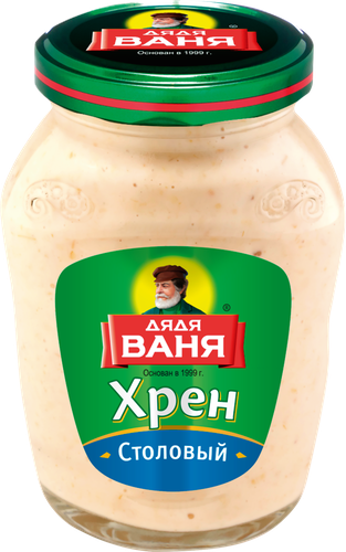 Хрен ДЯДЯ ВАНЯ Столовый, 140г, фото
