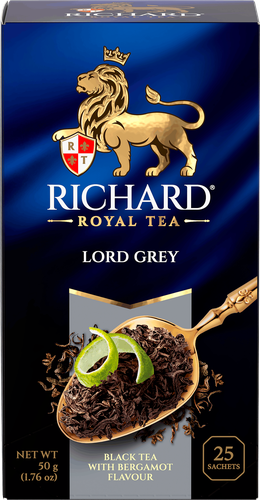 Чай черный RICHARD Lord Grey Цейлонский байховый, 25пак, изображение