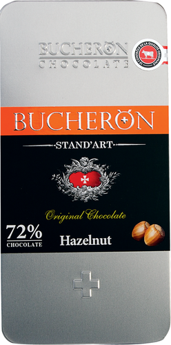 Шоколад BUCHERON Горький с фундуком, 100г, детальное фото