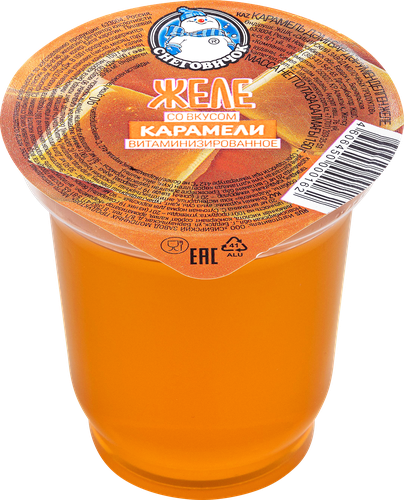 Желе СНЕГОВИЧОК со вкусом карамели витаминизированное, 150г, детальное фото