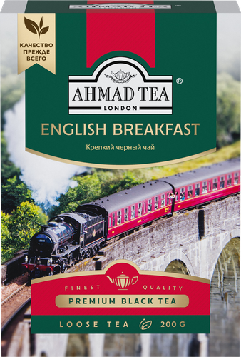 Чай черный AHMAD TEA English Breakfast листовой, 200г, фото