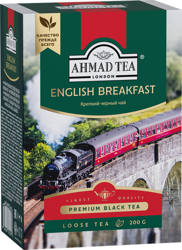 Чай черный AHMAD TEA English Breakfast листовой, 200г, детальное фото