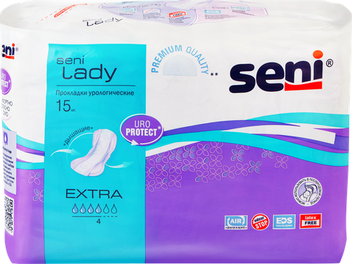 Прокладки урологические SENI LADY Exstra, 15шт, фотография
