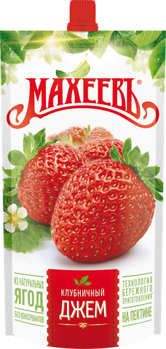 Джем МАХЕЕВЪ Клубничный, 300г, детальное фото