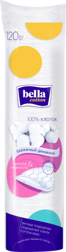 Диски ватные BELLA Cotton, 120шт, детальное фото
