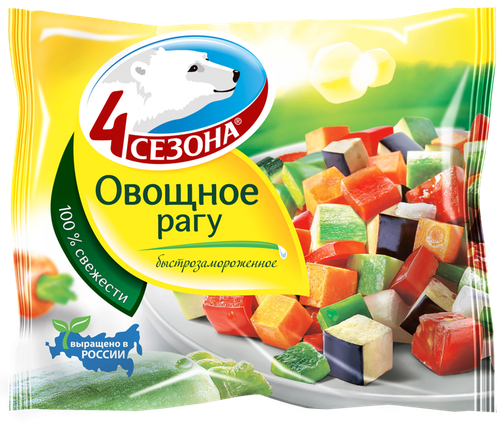 Смесь овощная 4 СЕЗОНА Овощное рагу, 400г, изображение