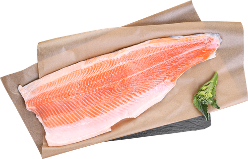 Форель Радужная филе на коже, охлажденная ЛЕНТА FRESH, весовая, фото
